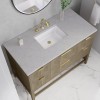 Emmeline 48" (Vanity Only Pricing) in Pebble Oak